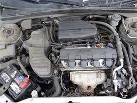 2002 Honda Civic EX Silver Sedan 1.7L Vtec AT #A24849
